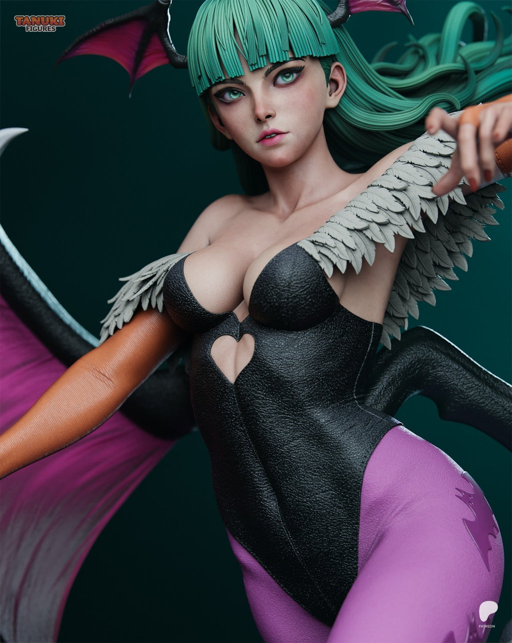 Morrigan (Darkstalkers) 3D Printed Garage Kit Figure