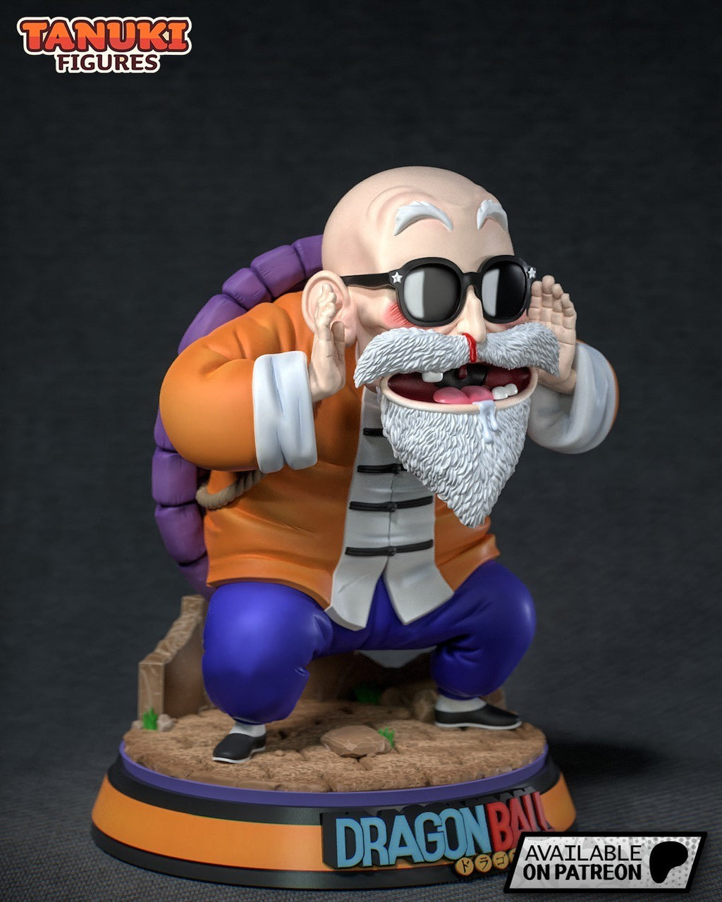 Master Roshi (Dragon Ball) 3D Printed Garage Kit Figure