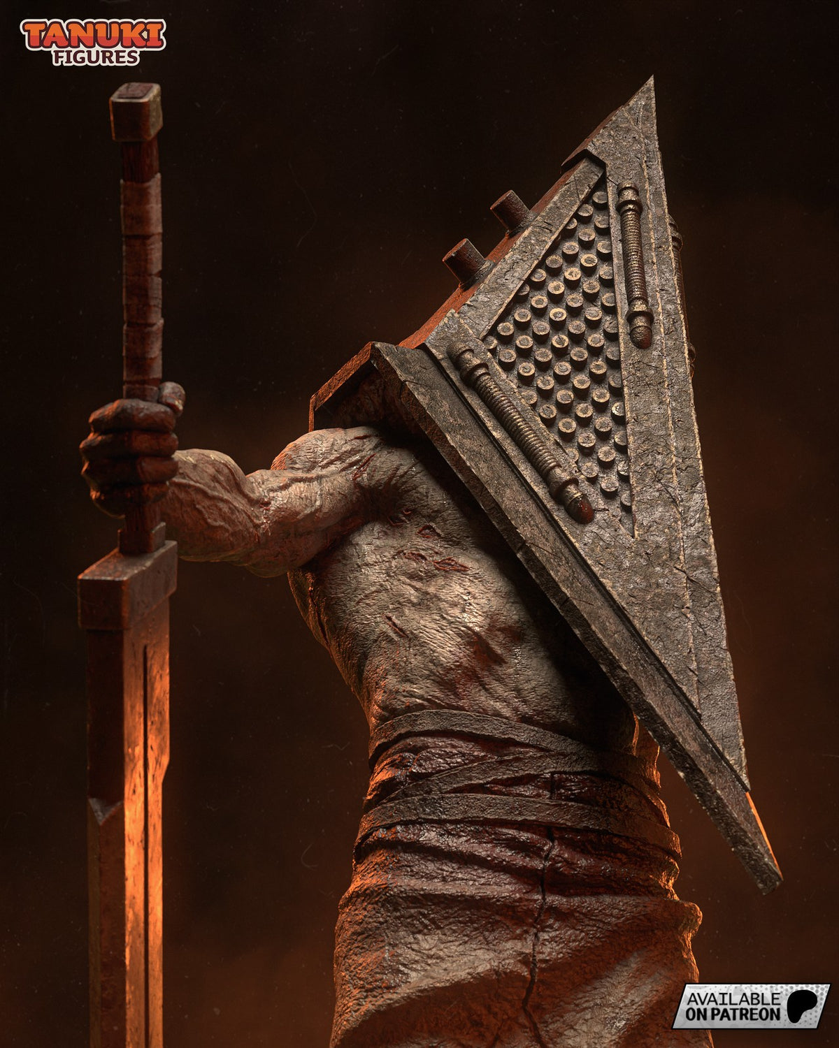 Pyramid Head (Silent Hill) 3D Printed Garage Kit Figure