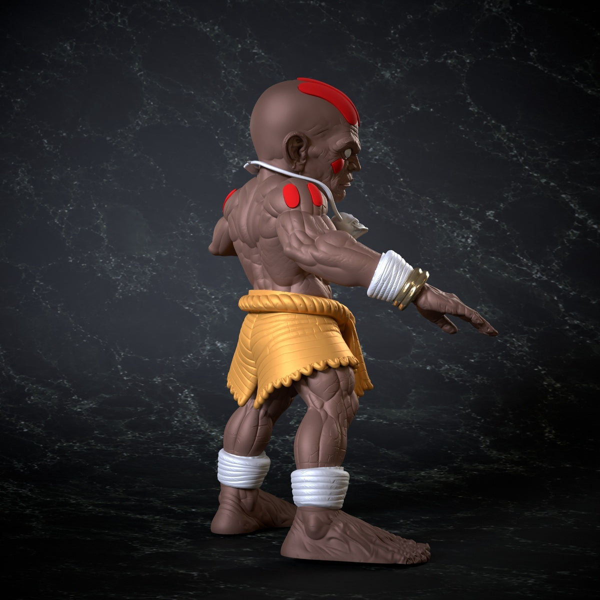 Dhalsim Street Fighter Fan Art Figure Full Colour 3D Printed Statue