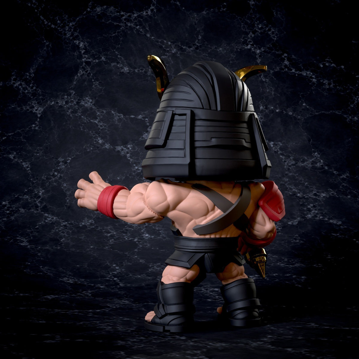 Shao Kahn Mortal Kombat Fan Art Figure Full Colour 3D Printed Statue