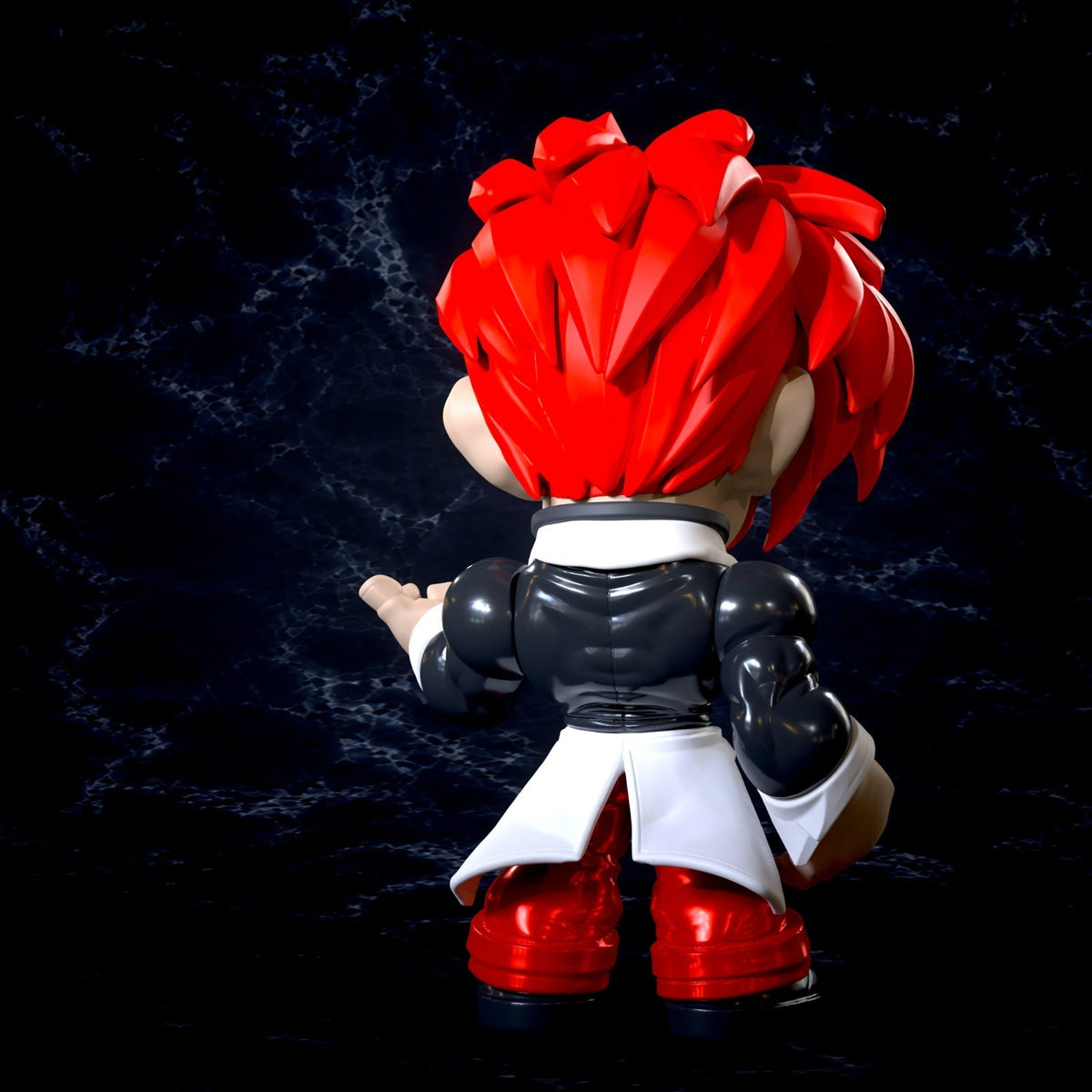 Iori Yagami King of Fighters Fan Art Figure Full Colour 3D Printed Statue