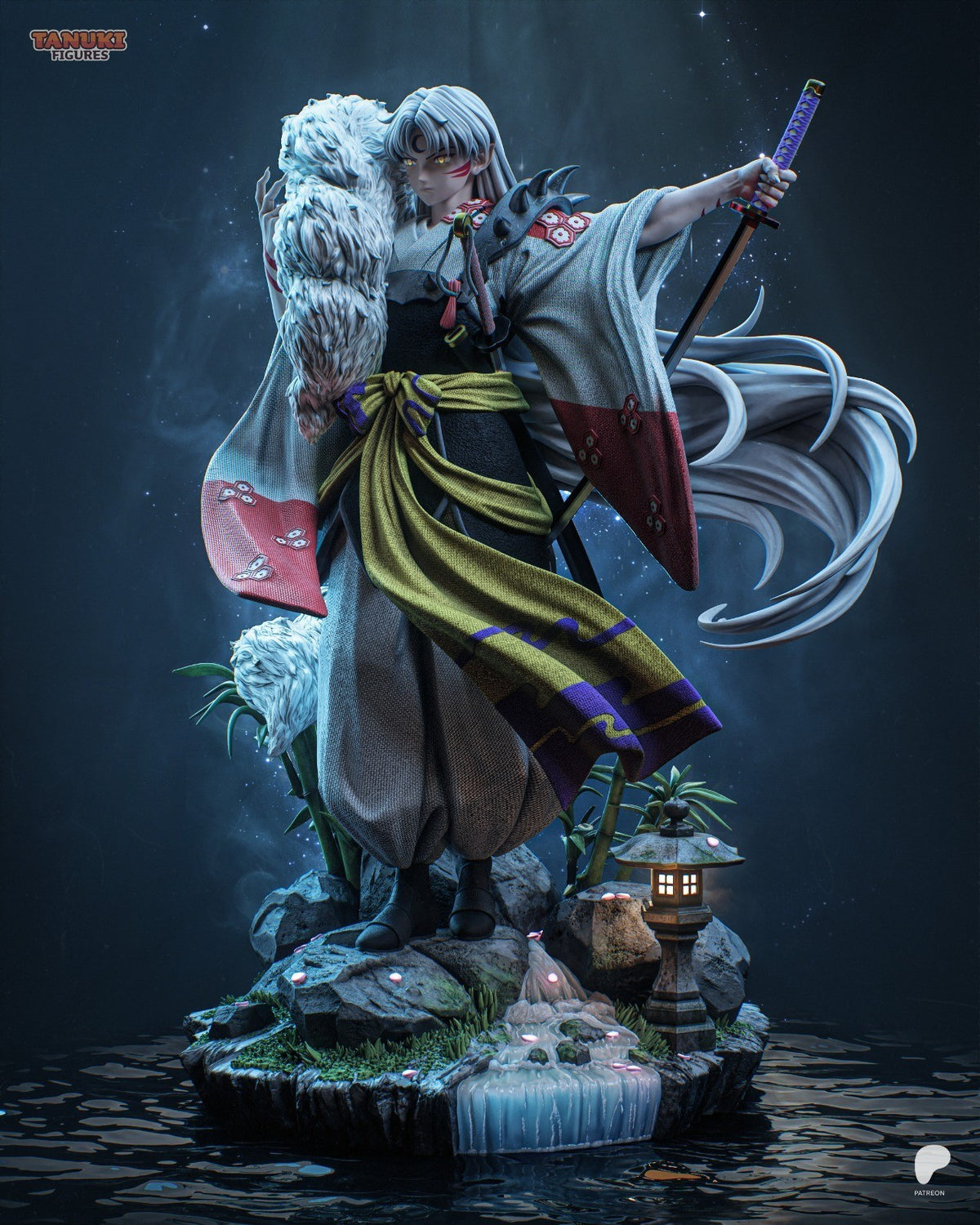 Sesshomaru (Inuyasha) 3D Printed Garage Kit Figure
