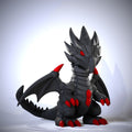Red-Eyes Black Dragon Yu-Gi-Oh Fan Art Figure Full Colour 3D Printed Statue