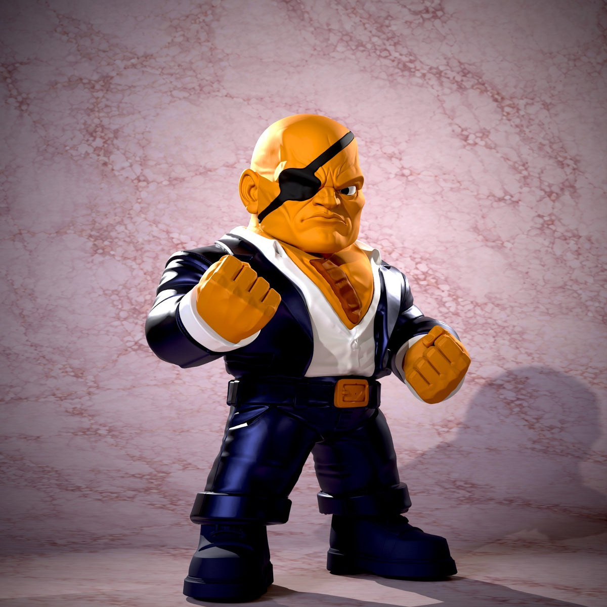 Corporate Sagat Street Fighter Fan Art Figure Full Colour 3D Printed Statue