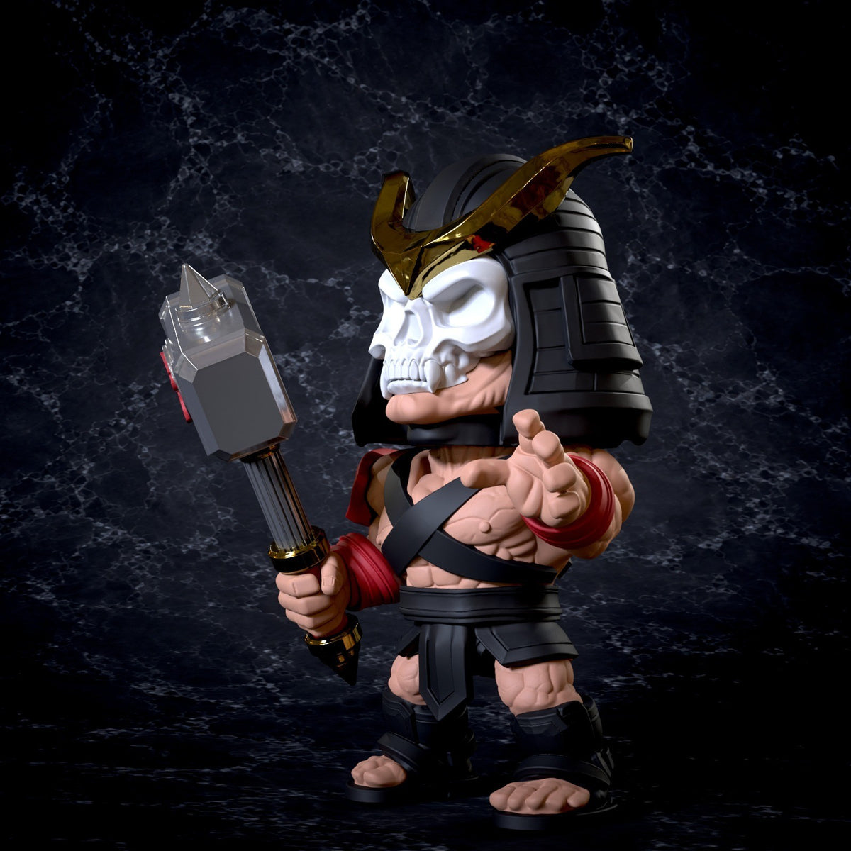 Shao Kahn Mortal Kombat Fan Art Figure Full Colour 3D Printed Statue