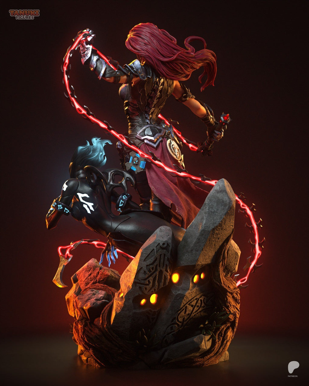 Fury (Darksiders) 3D Printed Garage Kit Figure