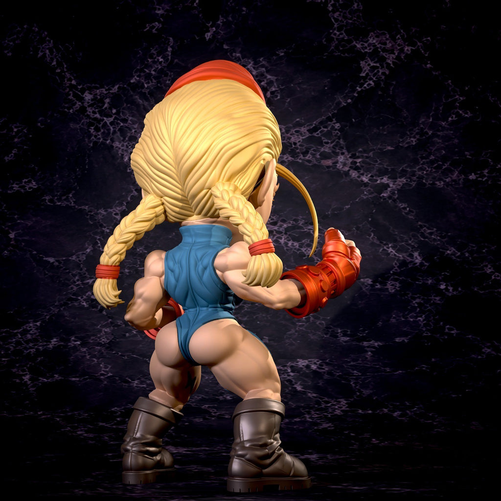 Cammy SF6 Street Fighter Fan Art Figure Full Colour 3D Printed Statue