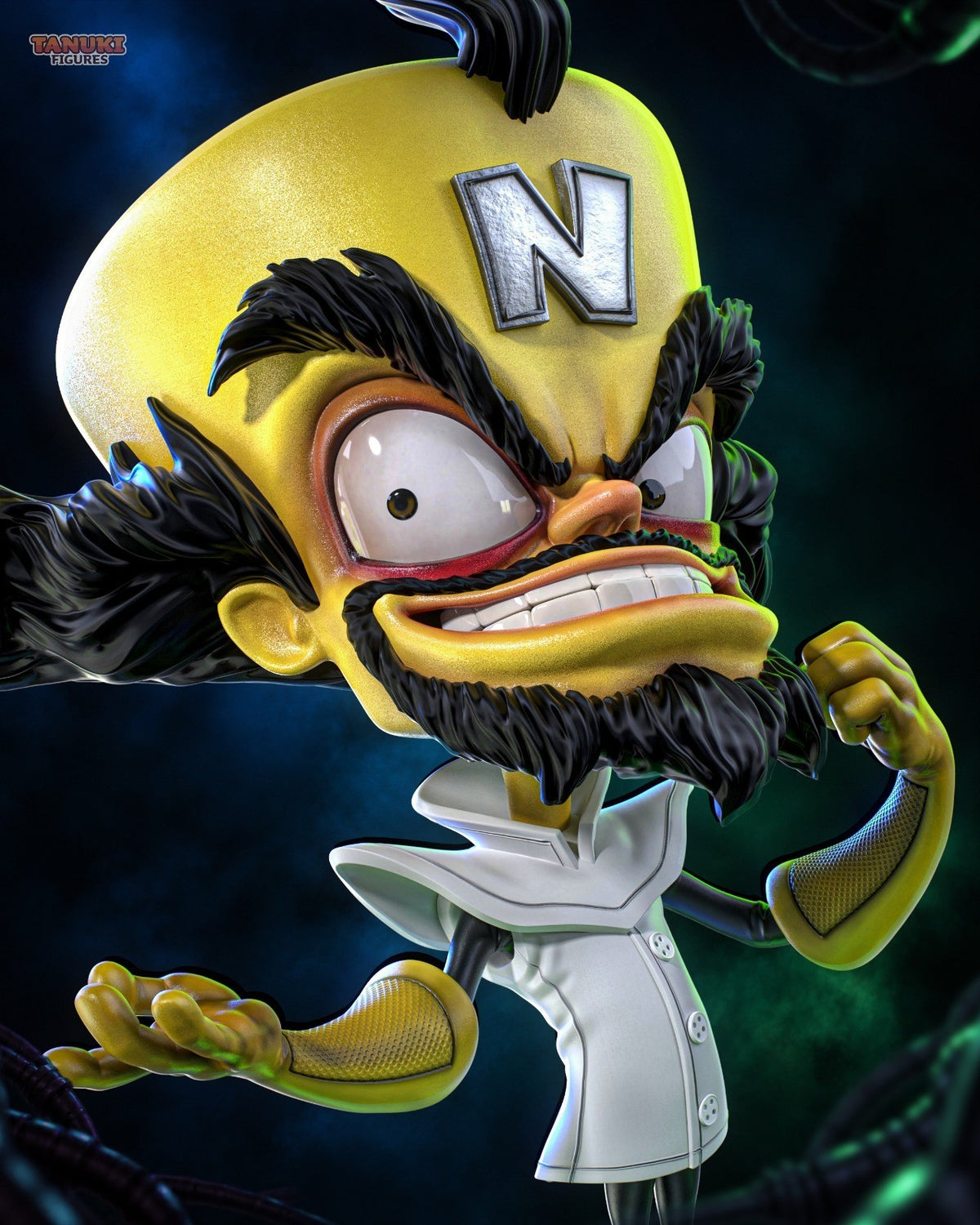 Neo Cortex (Crash Bandicoot) 3D Printed Garage Kit Figure