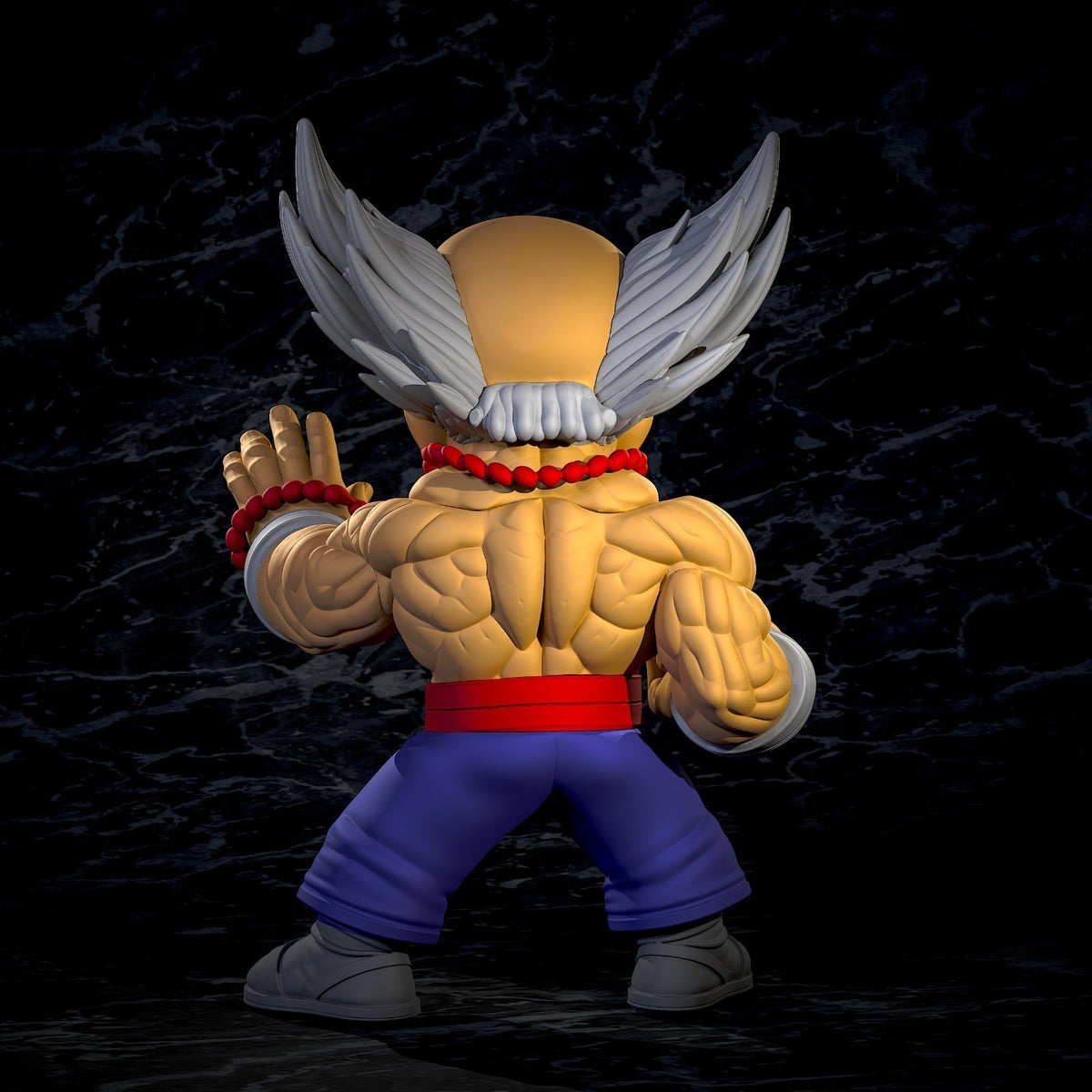 Heihachi Mishima Tekken Fan Art Figure Full Colour 3D Printed Statue