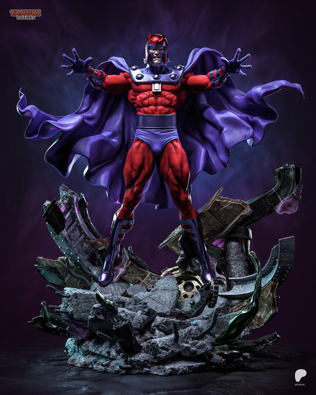 Magneto (X-Men) 3D Printed Garage Kit Figure