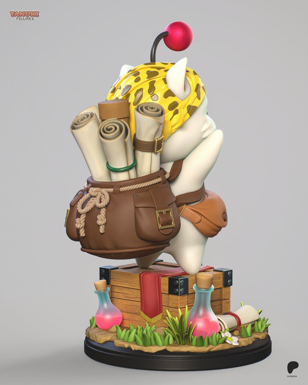 Moogle (Final Fantasy) 3D Printed Garage Kit Figure