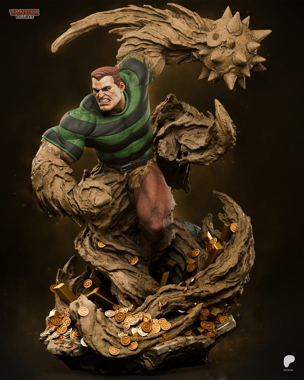 Sandman (Spider-Man) 3D Printed Garage Kit Figure