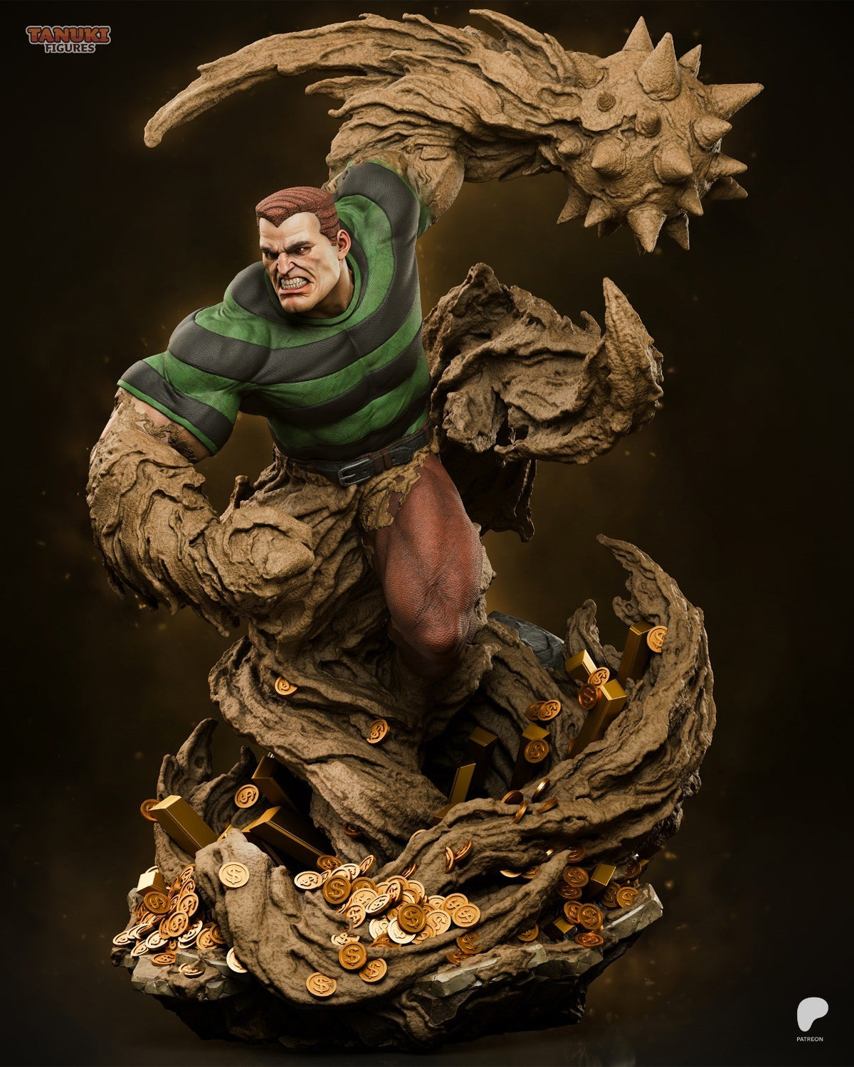 Sandman (Spider-Man) 3D Printed Garage Kit Figure