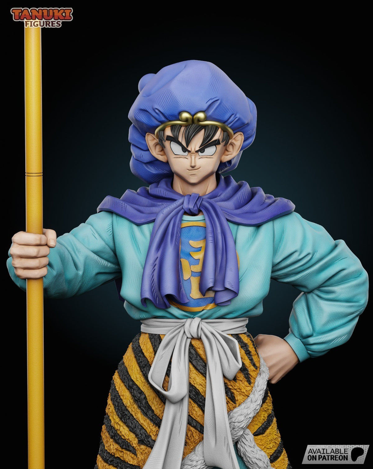 Goku Saiyuki (Dragon Ball) 3D Printed Garage Kit Figure