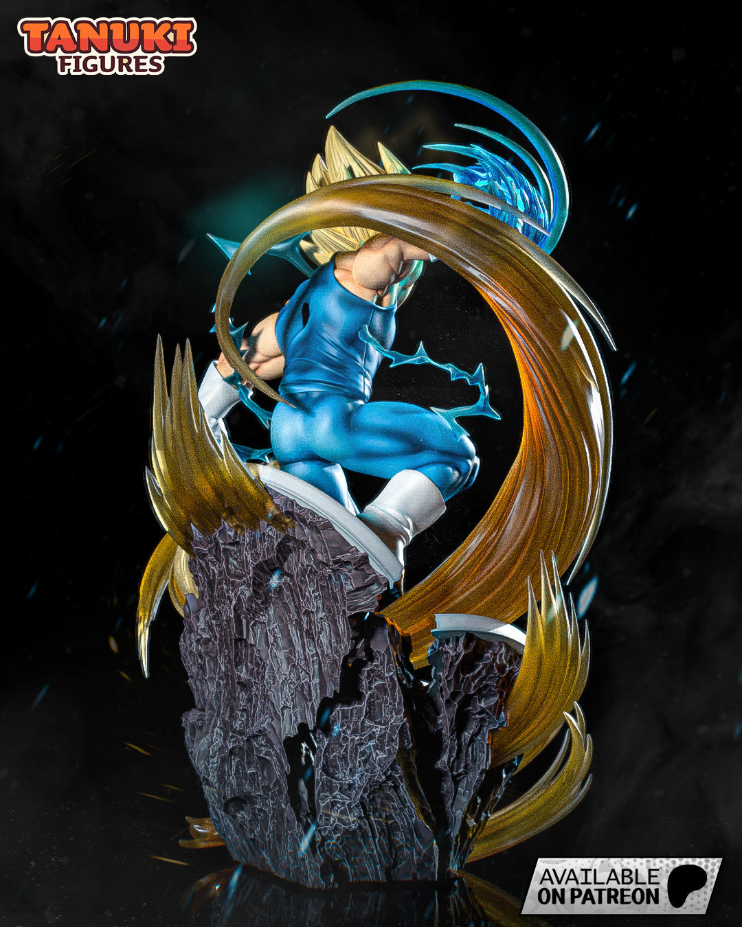 Vegeta (Dragon Ball Z) 3D Printed Garage Kit Figure