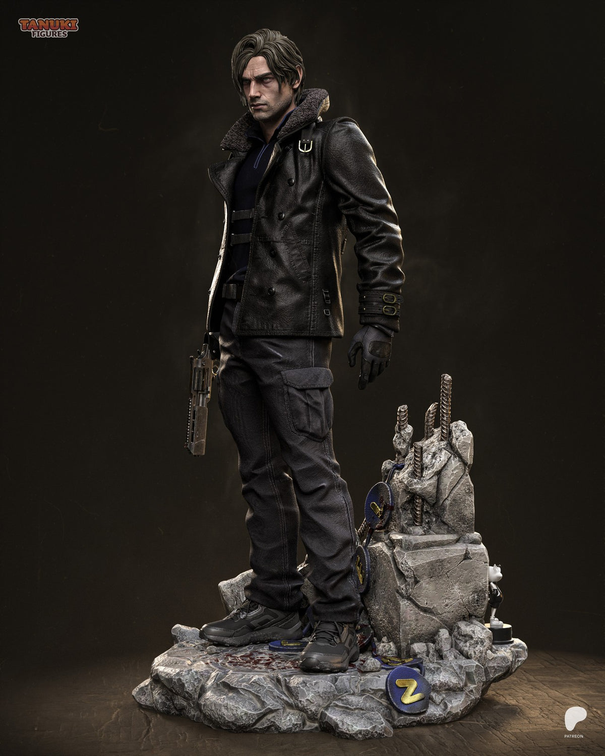 Leon Kennedy (Resident Evil) 3D Printed Garage Kit Figure