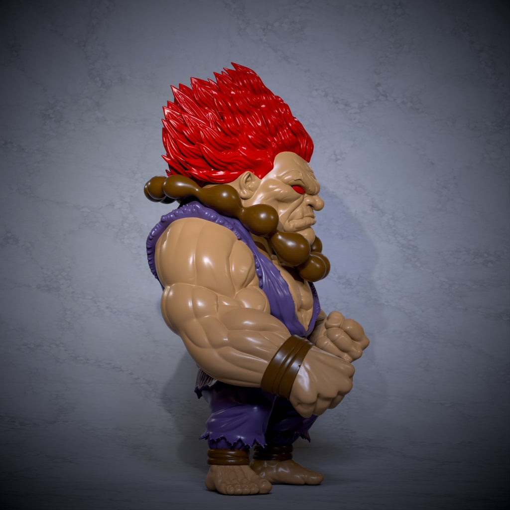 Akuma XL Street Fighter Fan Art Figure Full Colour 3D Printed Statue