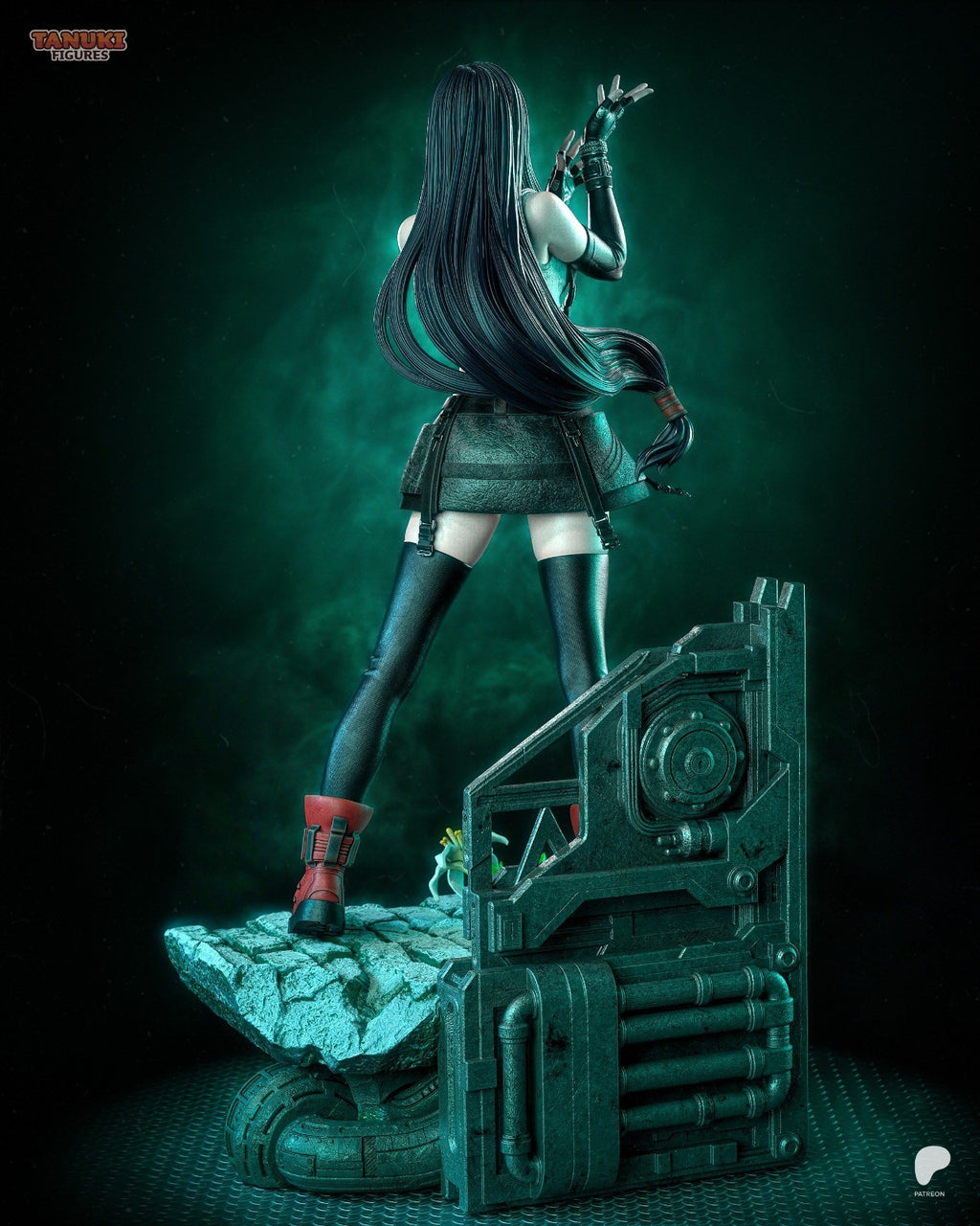 Tifa (Final Fantasy VII) 3D Printed Garage Kit Figure