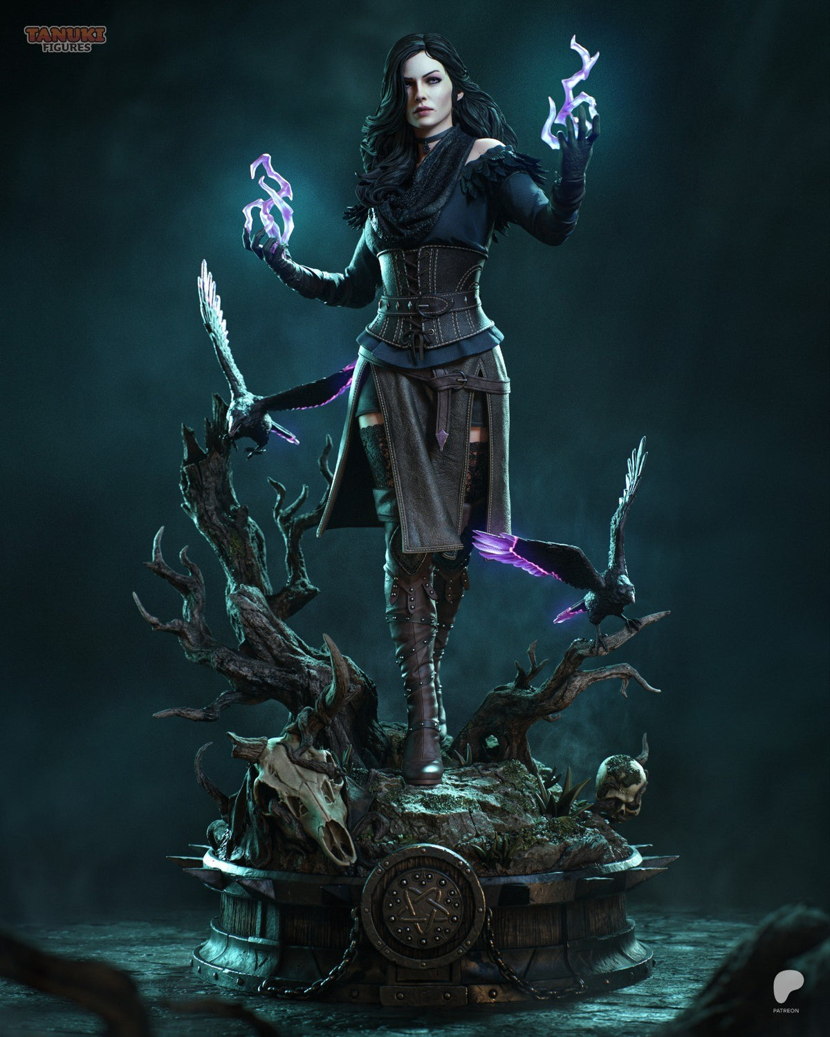 Yennefer (The Witcher) 3D Printed Garage Kit Figure