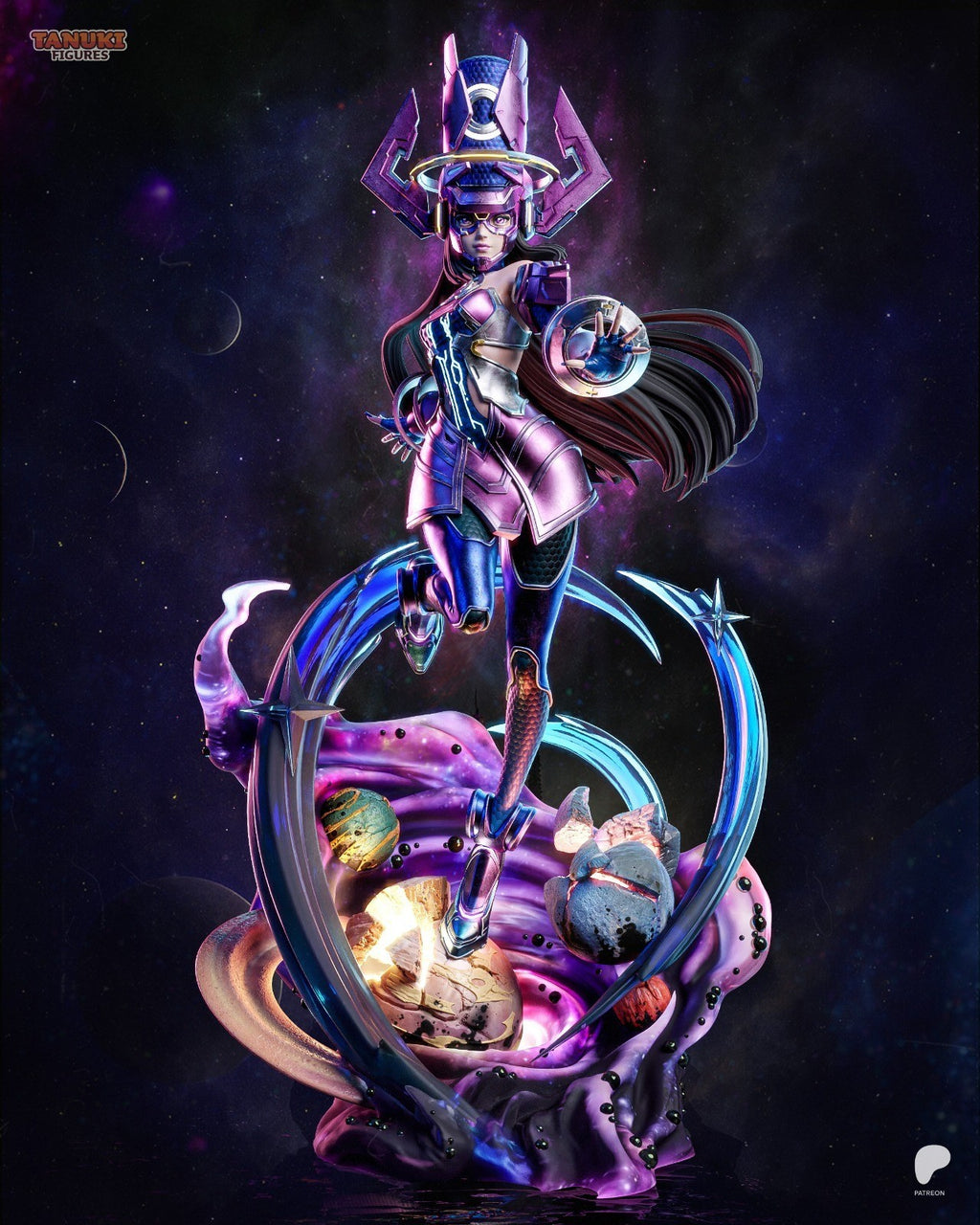 Galacta (Marvel Rivals) 3D Printed Garage Kit Figure
