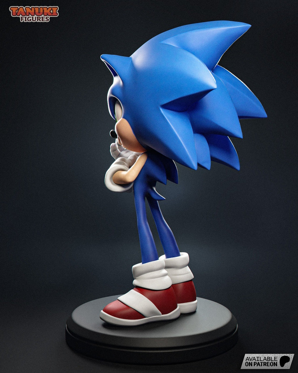 Sonic Toon (Sonic) 3D Printed Garage Kit Figure
