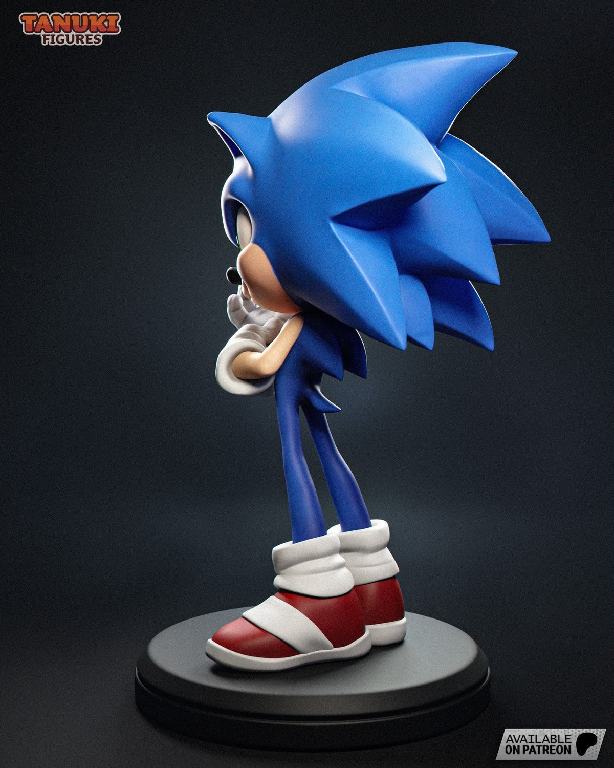 Sonic Toon (Sonic) 3D Printed Garage Kit Figure