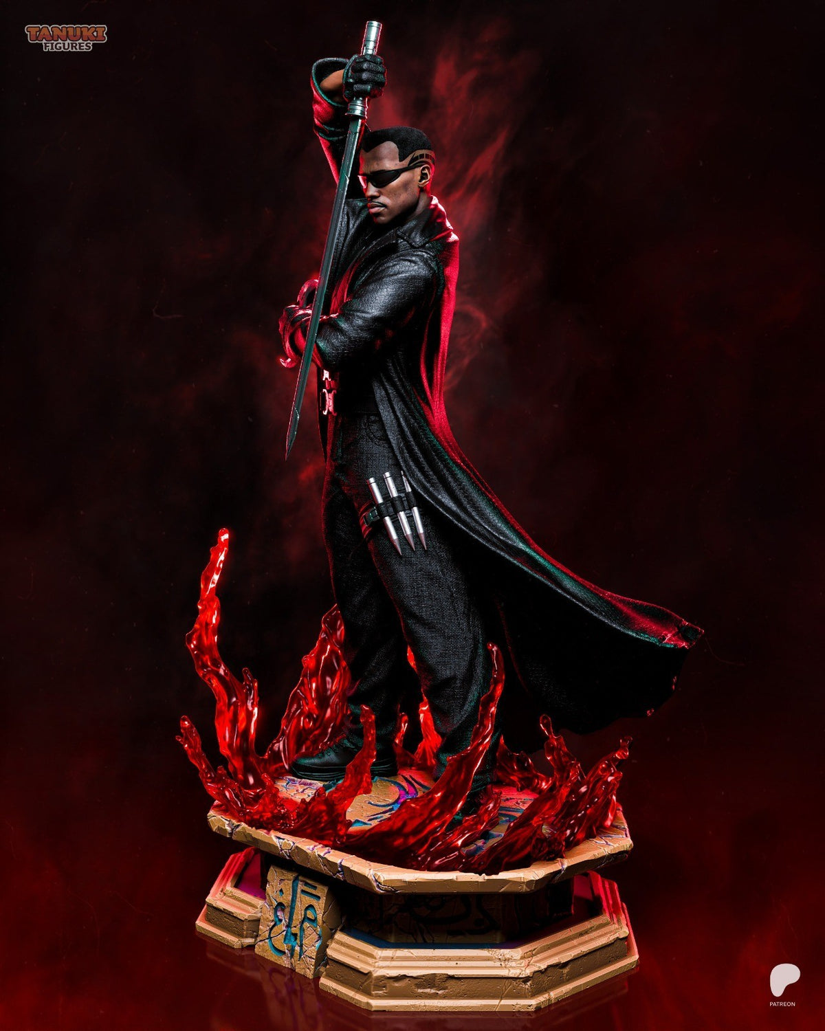Blade (Marvel) 3D Printed Garage Kit Figure