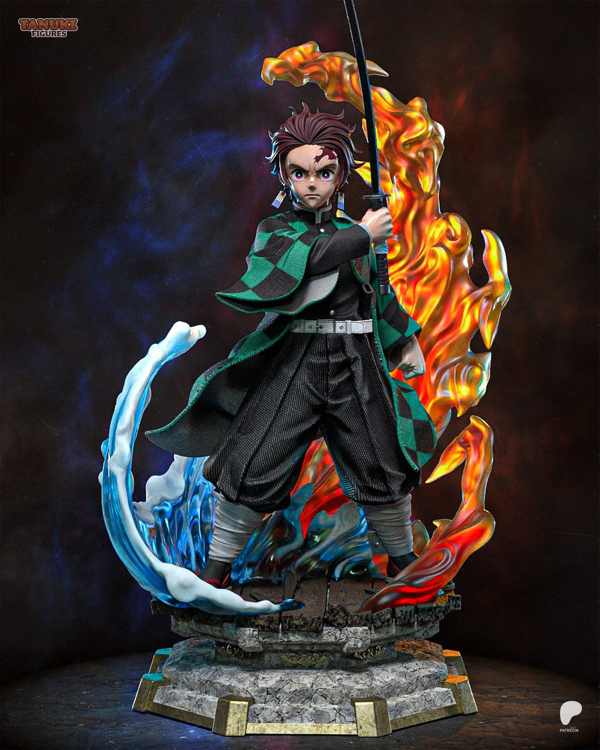 Tanjiro (Demon Slayer) 3D Printed Garage Kit Figure