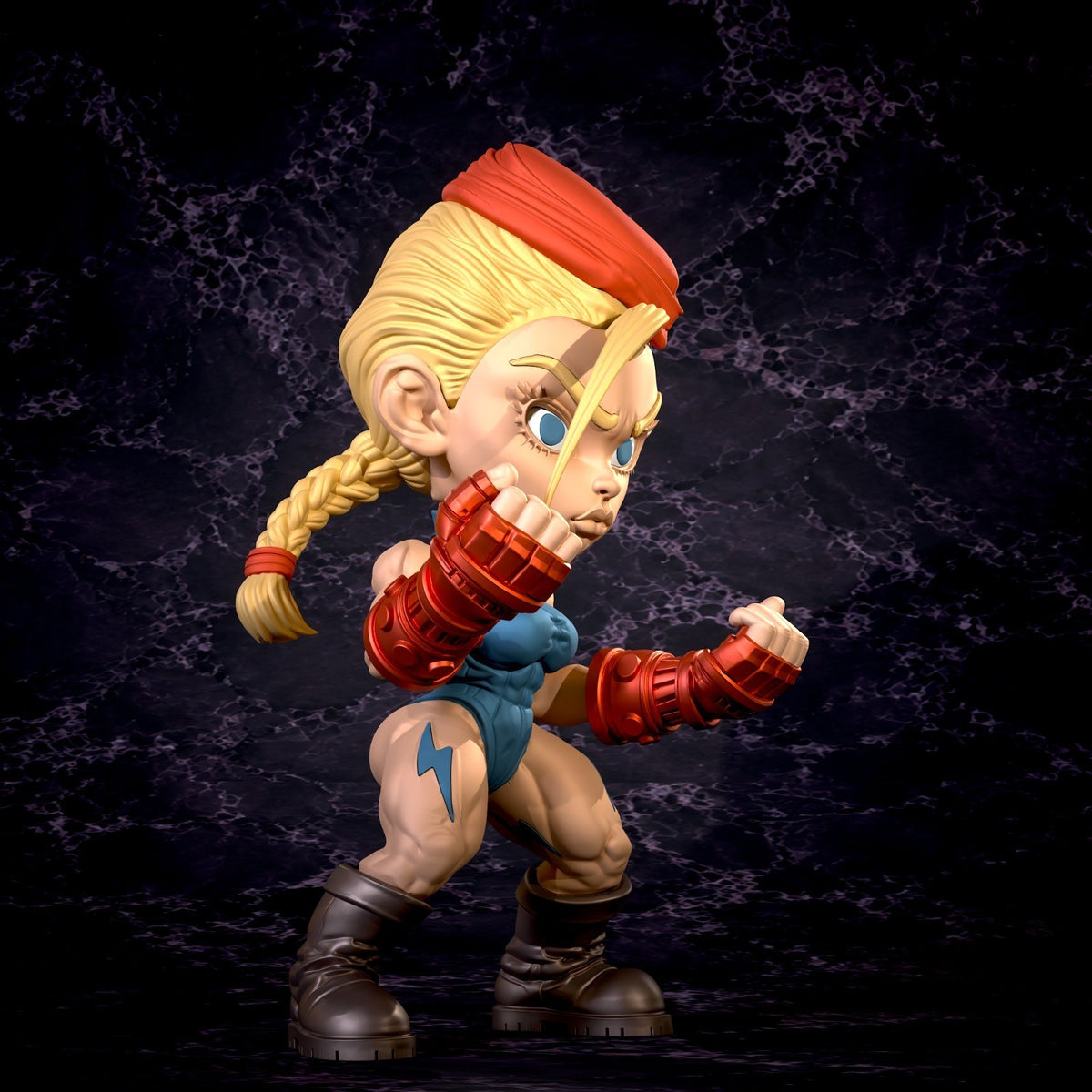 Cammy SF6 Street Fighter Fan Art Figure Full Colour 3D Printed Statue