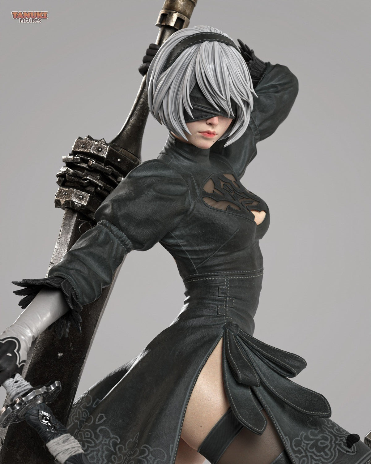 2B (NieR Automata) 3D Printed Garage Kit Figure