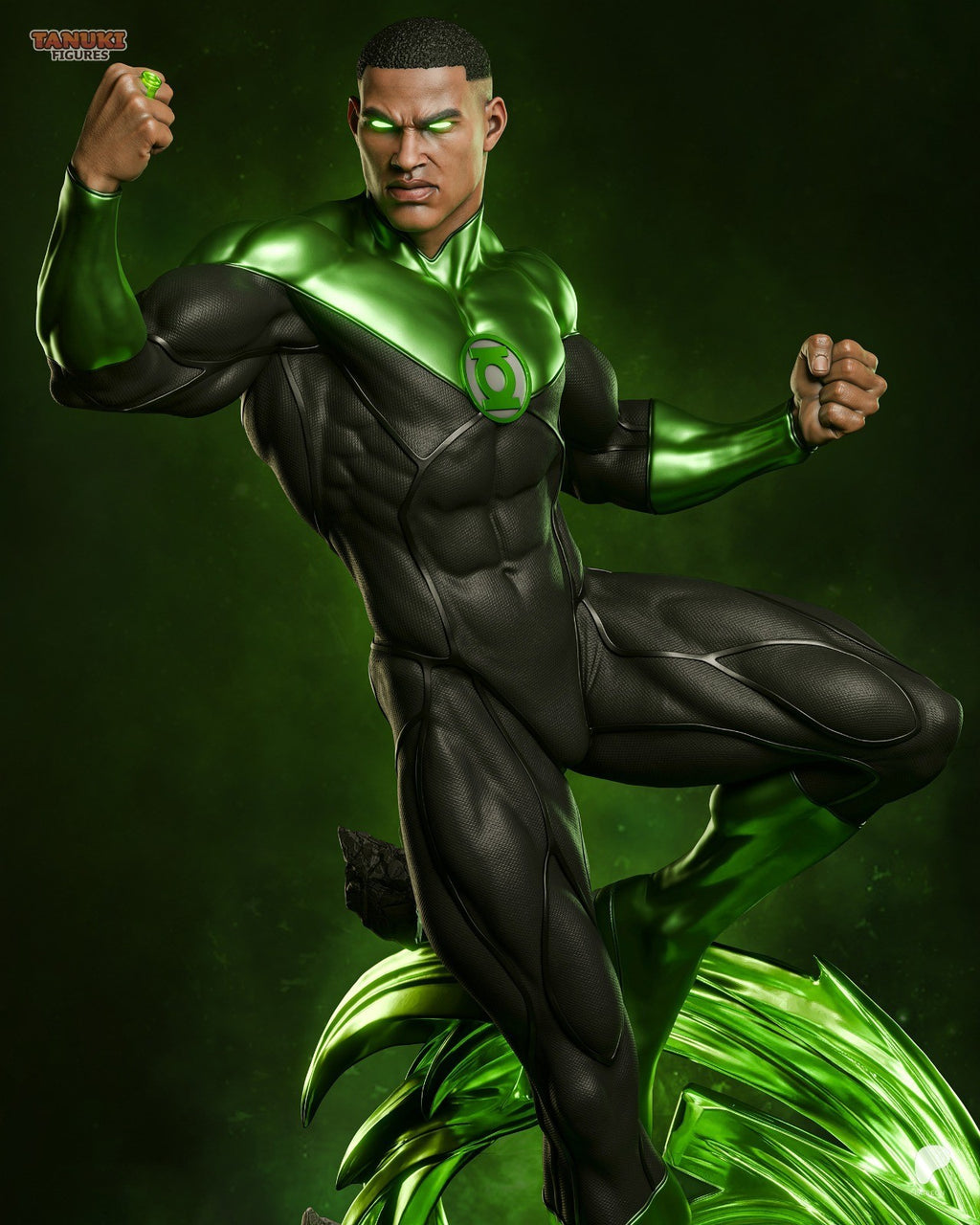 Green Lantern (DC) 3D Printed Garage Kit Figure
