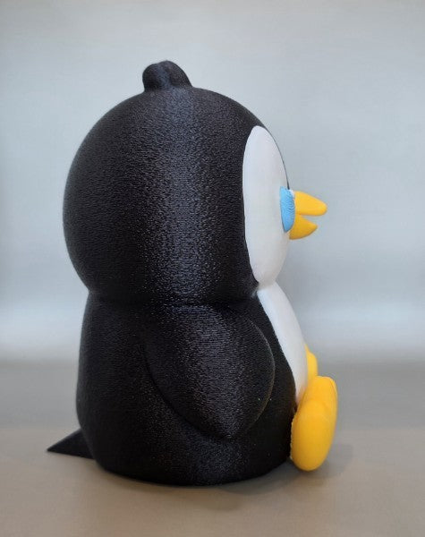 Fuzzy Penguin Figure
