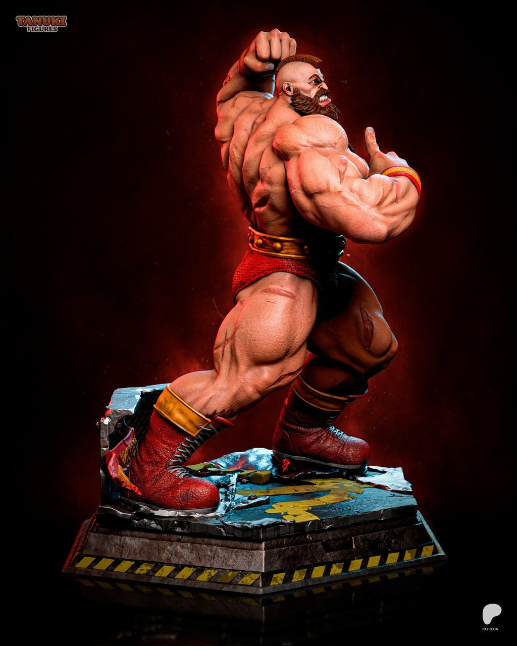 Zangief (Street Fighter) 3D Printed Garage Kit Figure