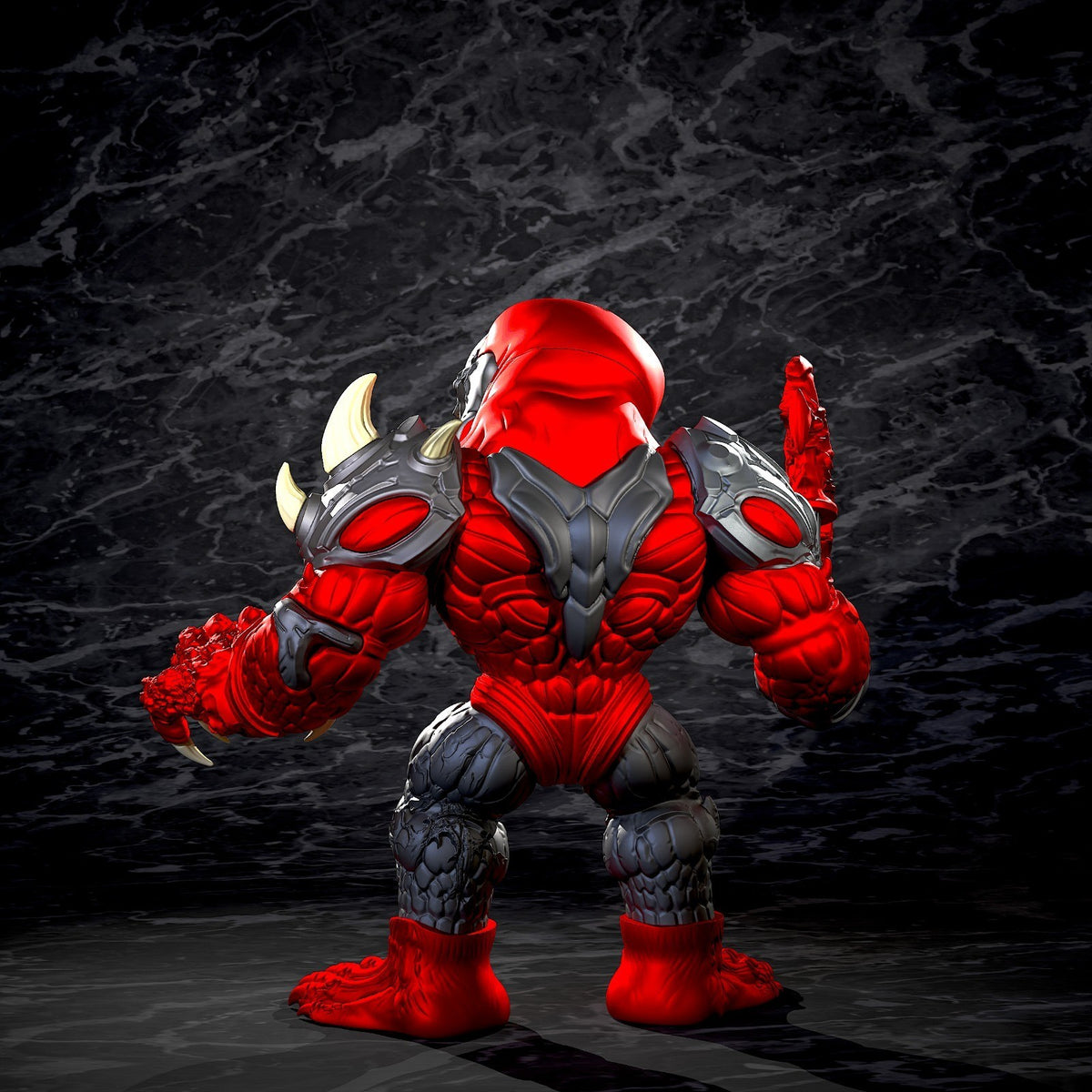 Carnage Marvel Fan Art Figure Full Colour 3D Printed Statue