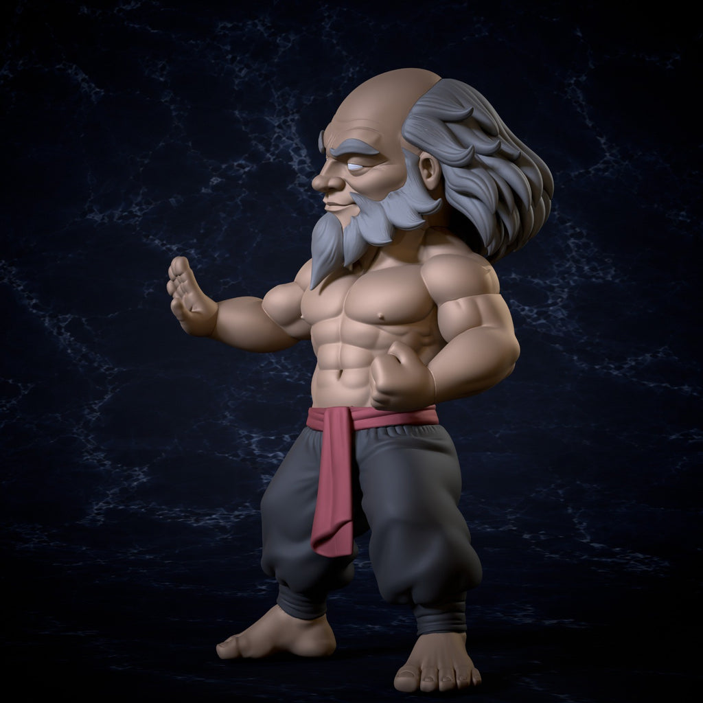 Uncle Iroh Avatar Last Airbender Fan Art Figure Full Colour 3D Printed Statue
