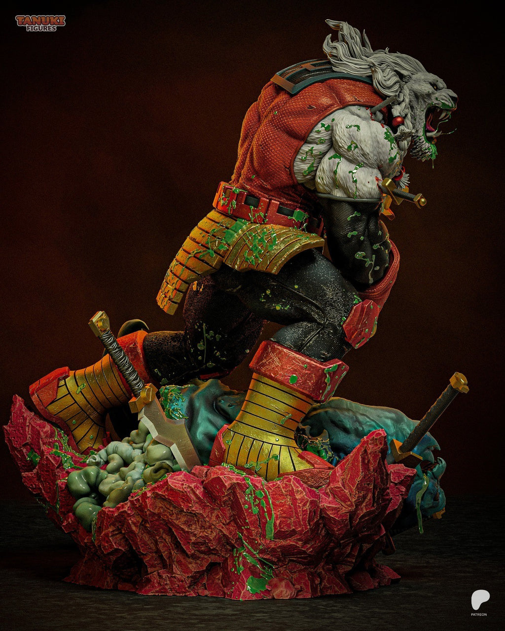 Battle Beast (Invincible) 3D Printed Garage Kit Figure