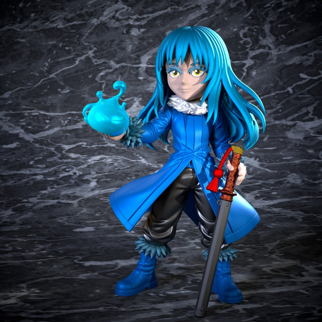 Rimuru Tempest Tensura Slime Fan Art Figure Full Colour 3D Printed Statue
