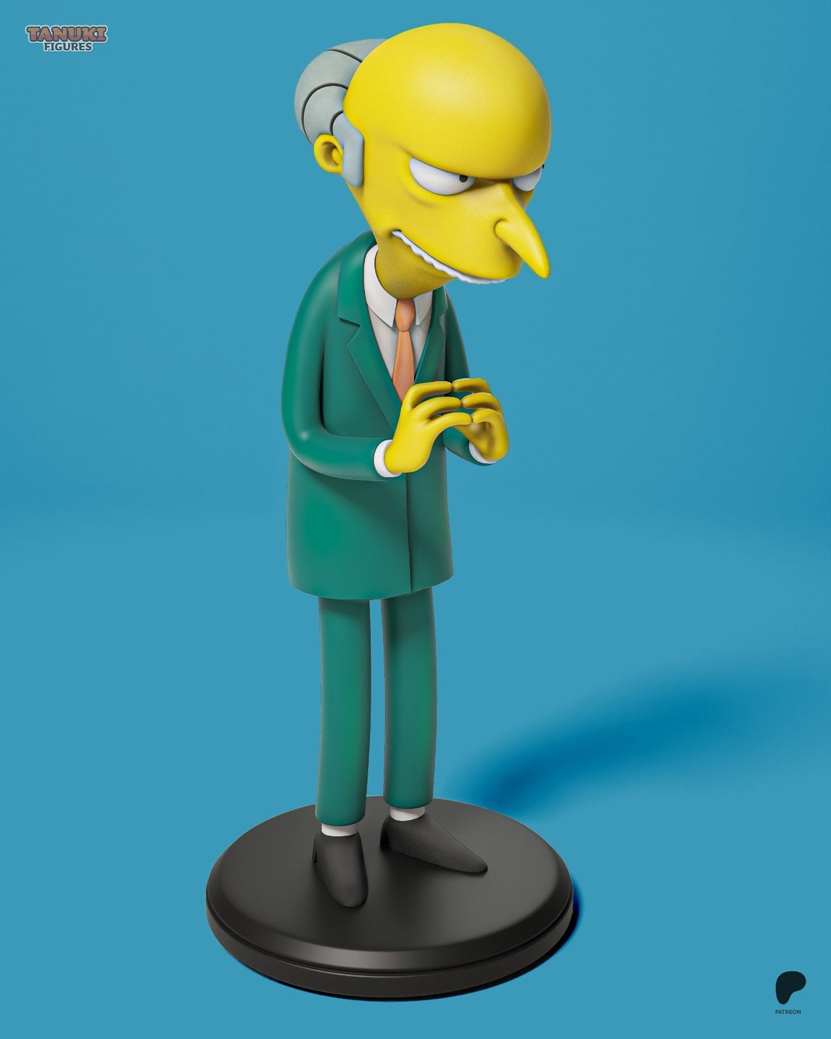Mr. Burns (The Simpsons) 3D Printed Garage Kit Figure