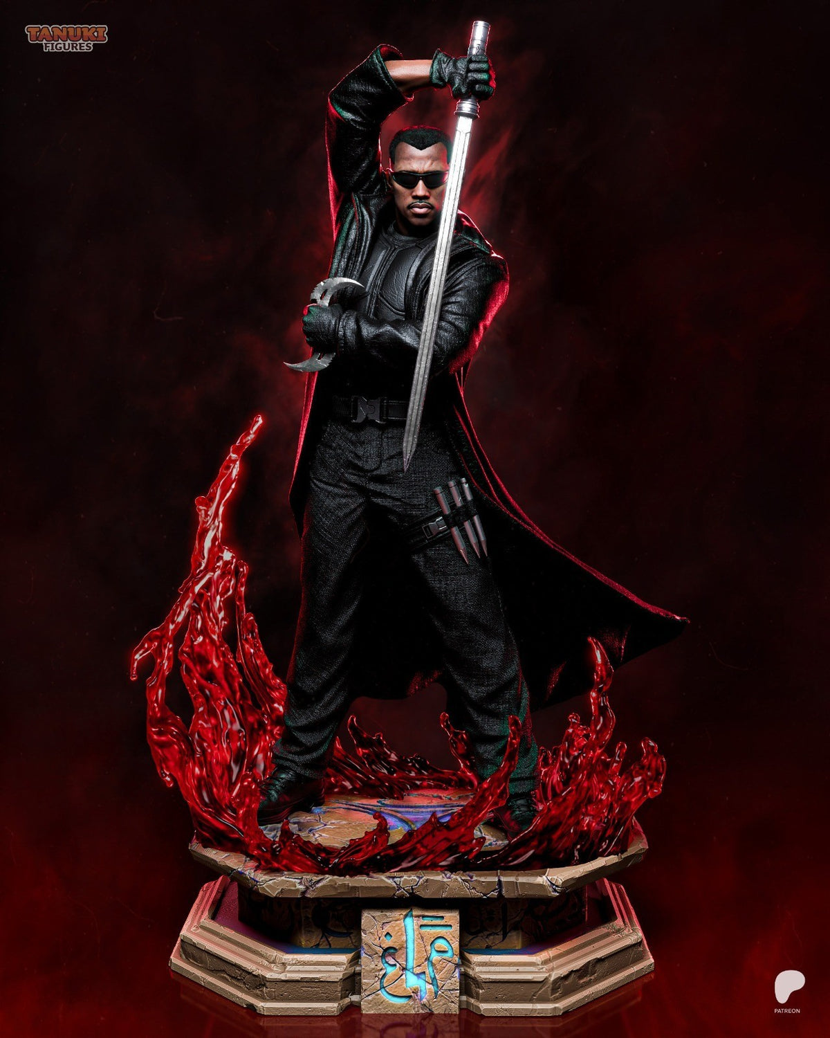 Blade (Marvel) 3D Printed Garage Kit Figure