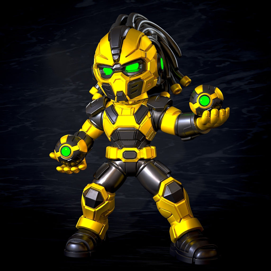 Cyrax Mortal Kombat Fan Art Figure Full Colour 3D Printed Statue