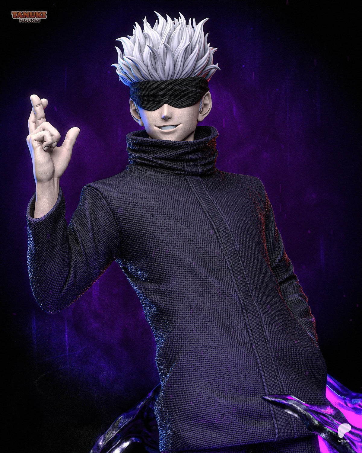 Satoru Gojo (Jujutsu Kaisen) 3D Printed Garage Kit Figure