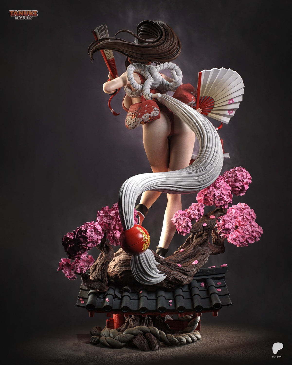 Mai Shiranui (King of Fighters) 3D Printed Garage Kit Figure