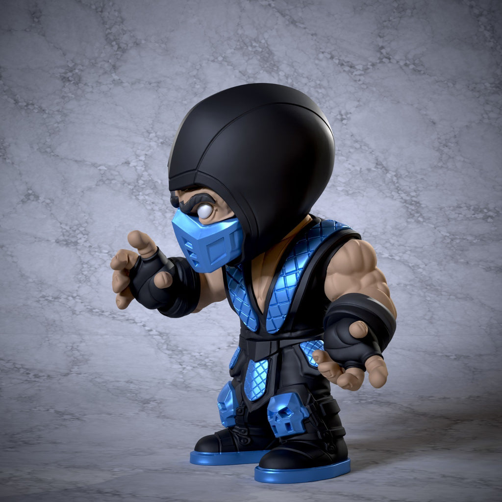 Sub-Zero Mortal Kombat Fan Art Figure Full Colour 3D Printed Statue