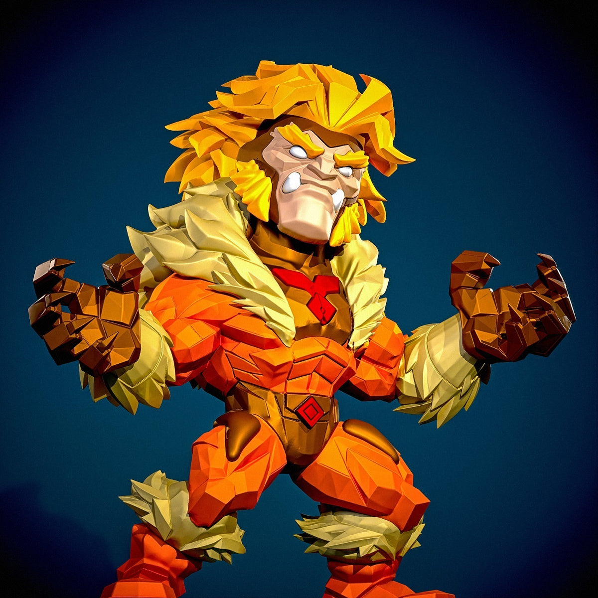 Sabretooth Marvel Fan Art Figure Full Colour 3D Printed Statue