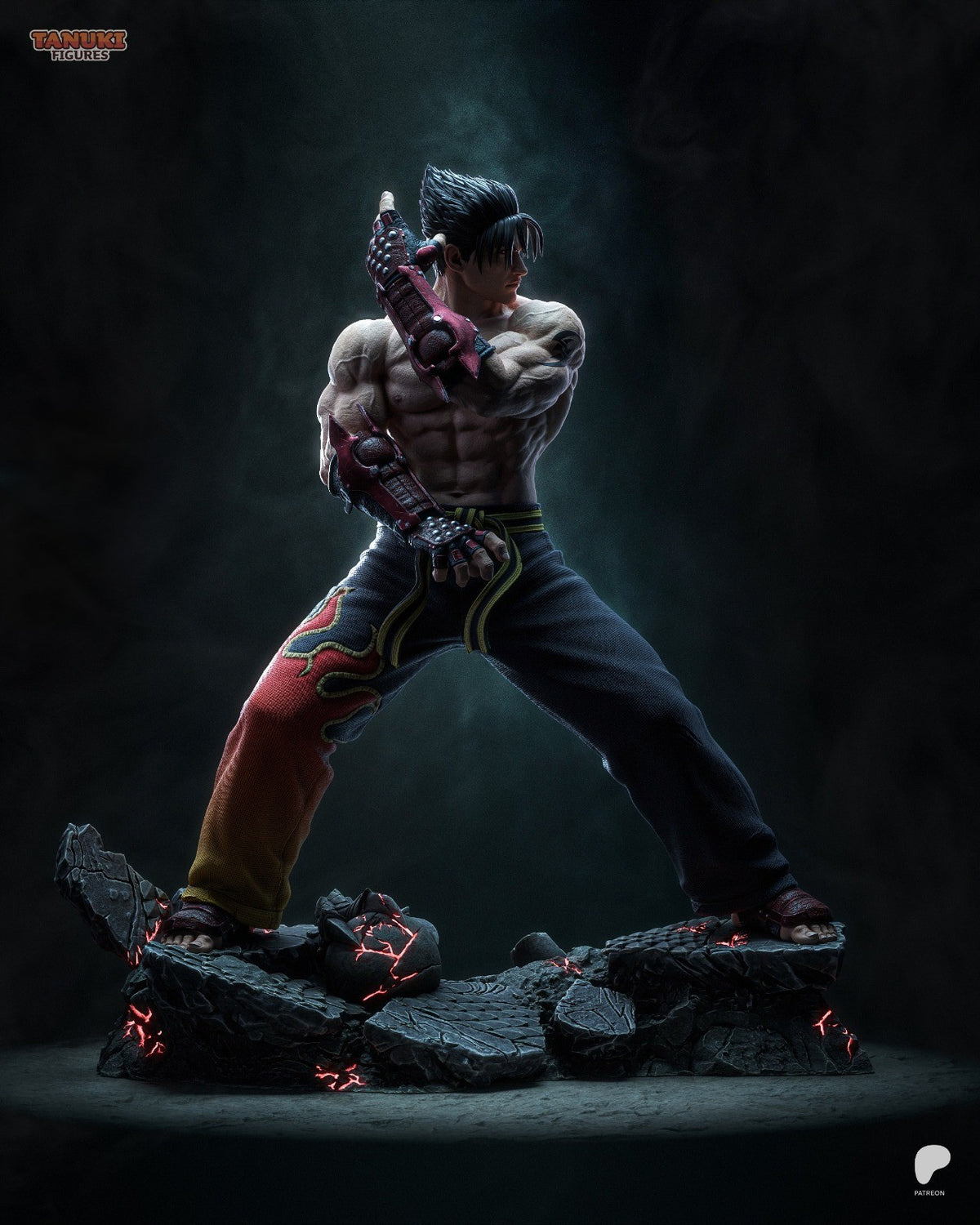 Jin Kazama (Tekken) 3D Printed Garage Kit Figure