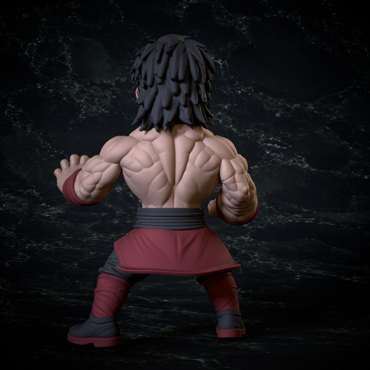Liu Kang Mortal Kombat Fan Art Figure Full Colour 3D Printed Statue