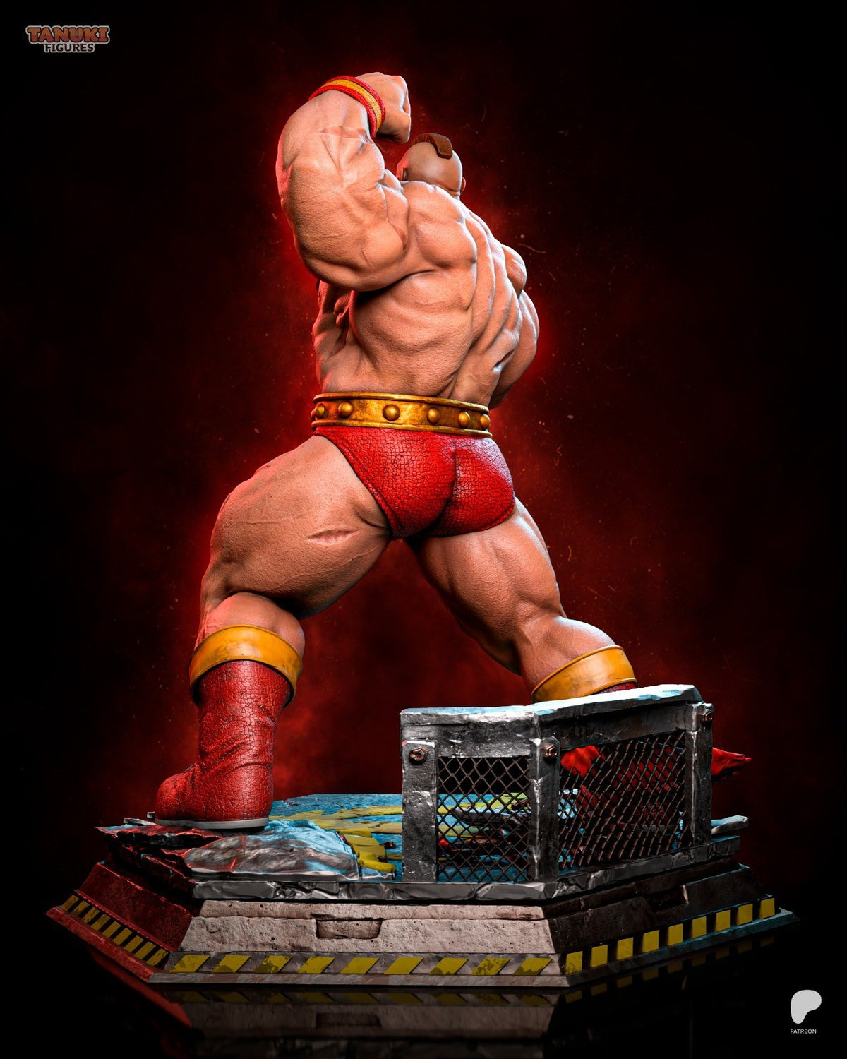 Zangief (Street Fighter) 3D Printed Garage Kit Figure