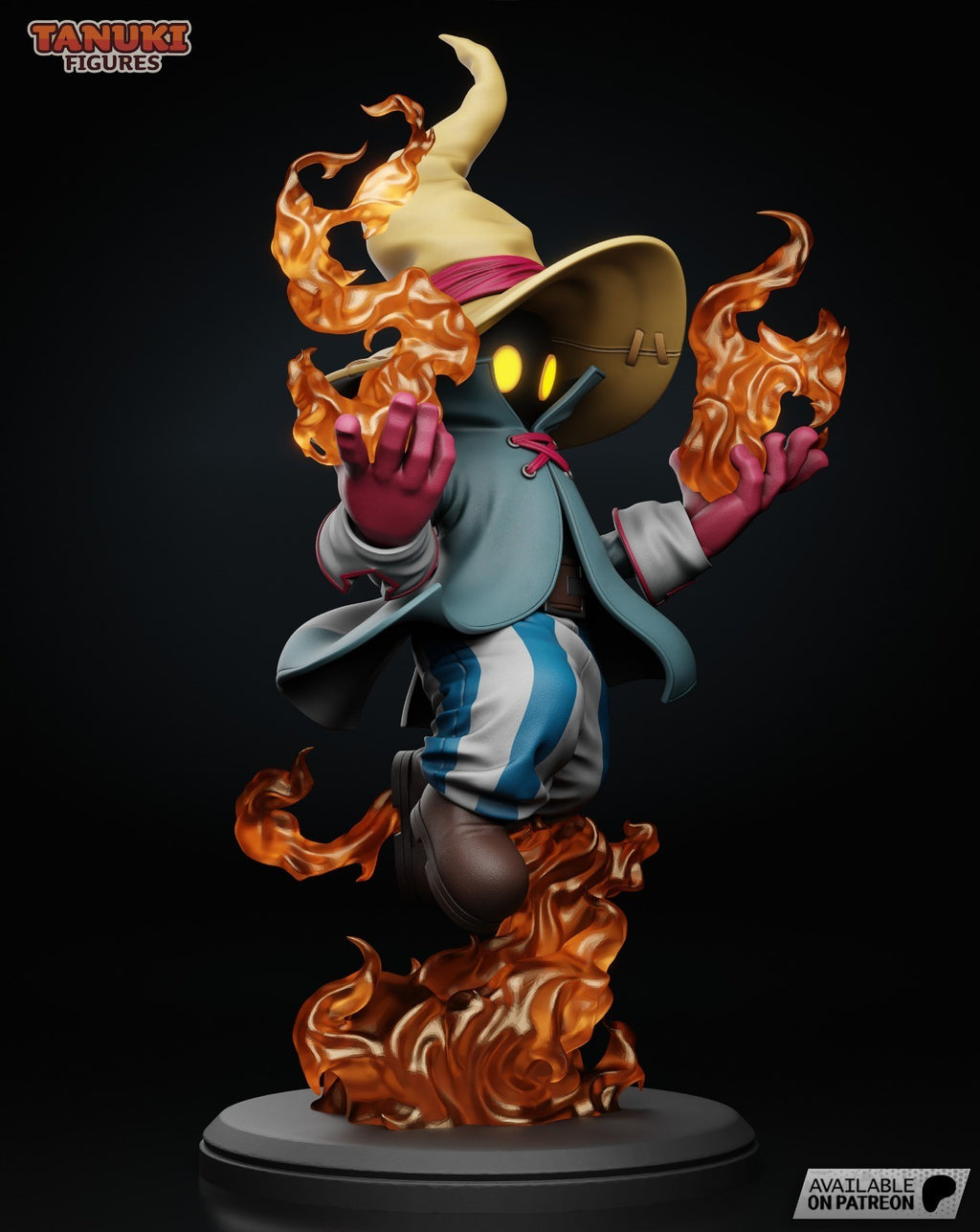 Vivi Toon (Final Fantasy IX) 3D Printed Garage Kit Figure