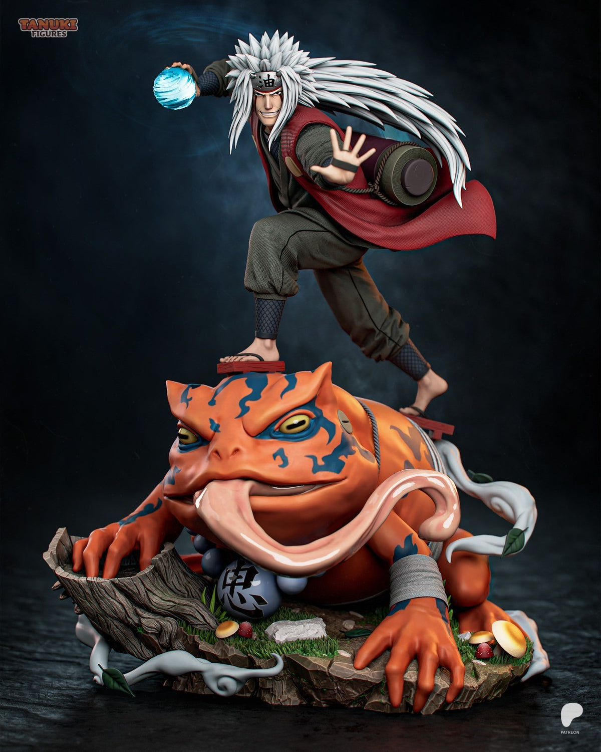 Jiraiya (Naruto) 3D Printed Garage Kit Figure
